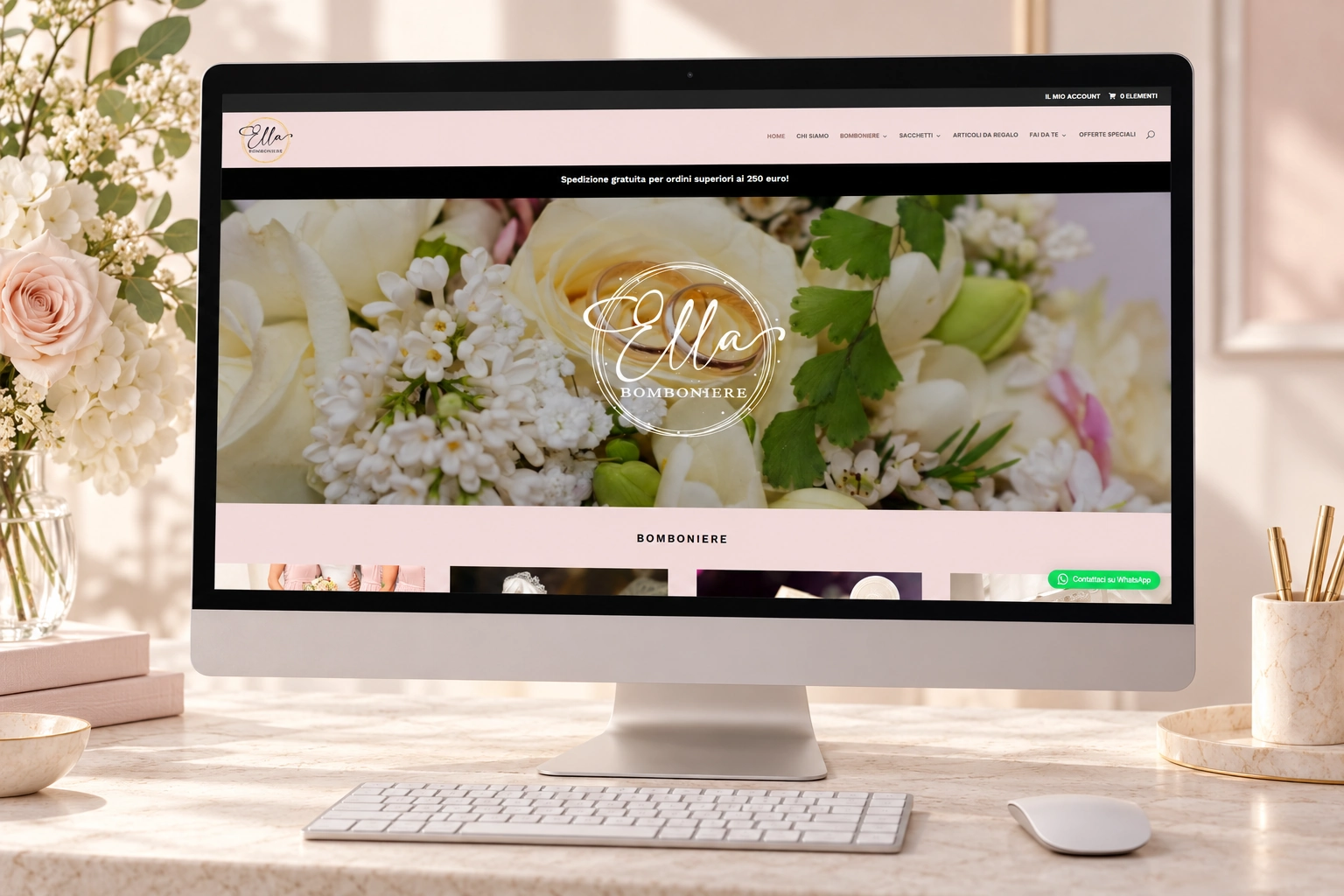 Progetto web del portfolio Neweb, esempio 02