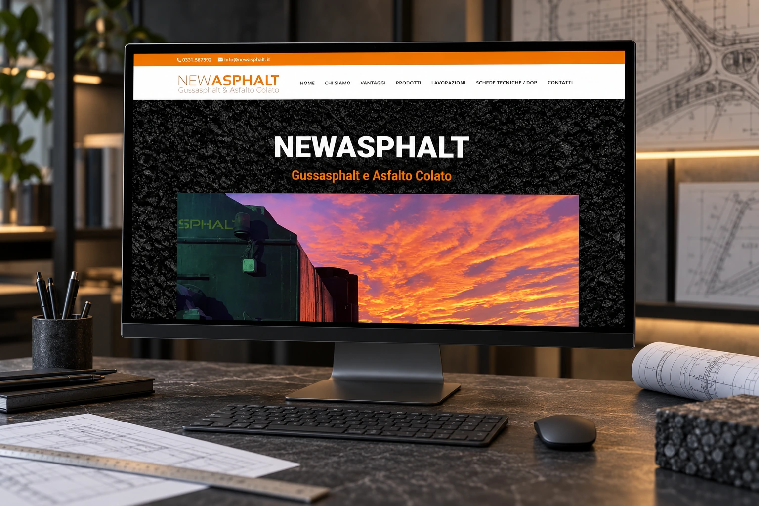 Progetto web del portfolio Neweb, esempio 06