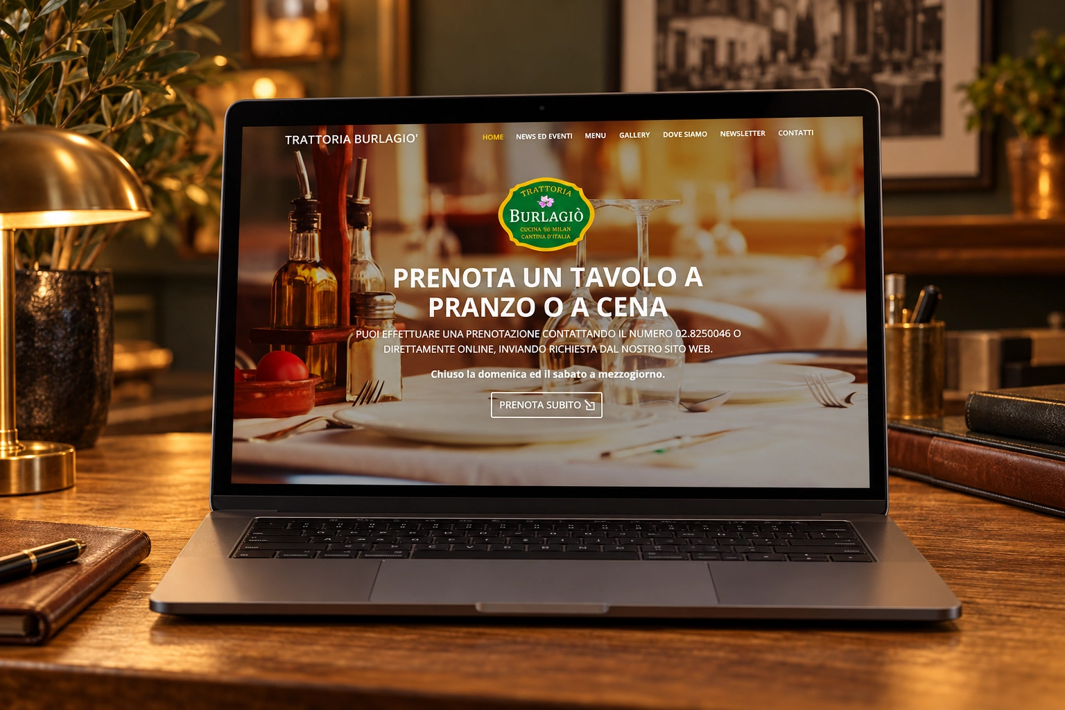 Progetto web del portfolio Neweb, esempio 10