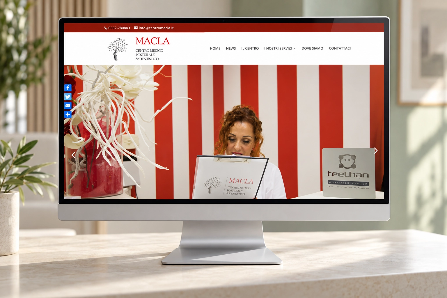 Progetto web del portfolio Neweb, esempio 12