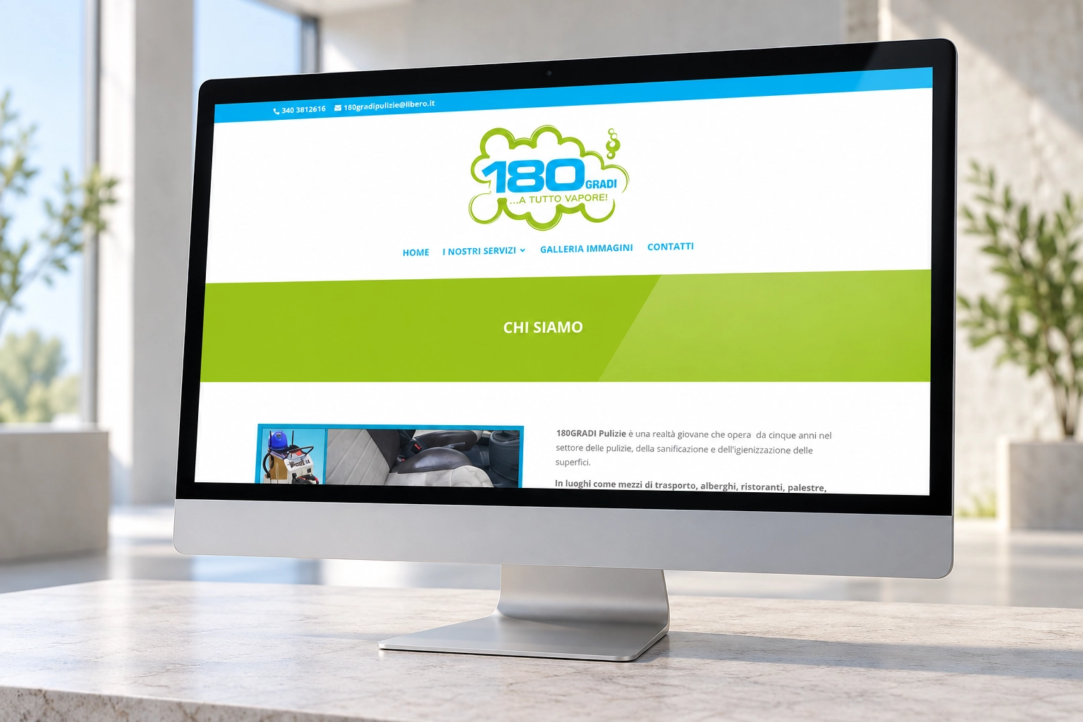 Progetto web del portfolio Neweb, esempio 15