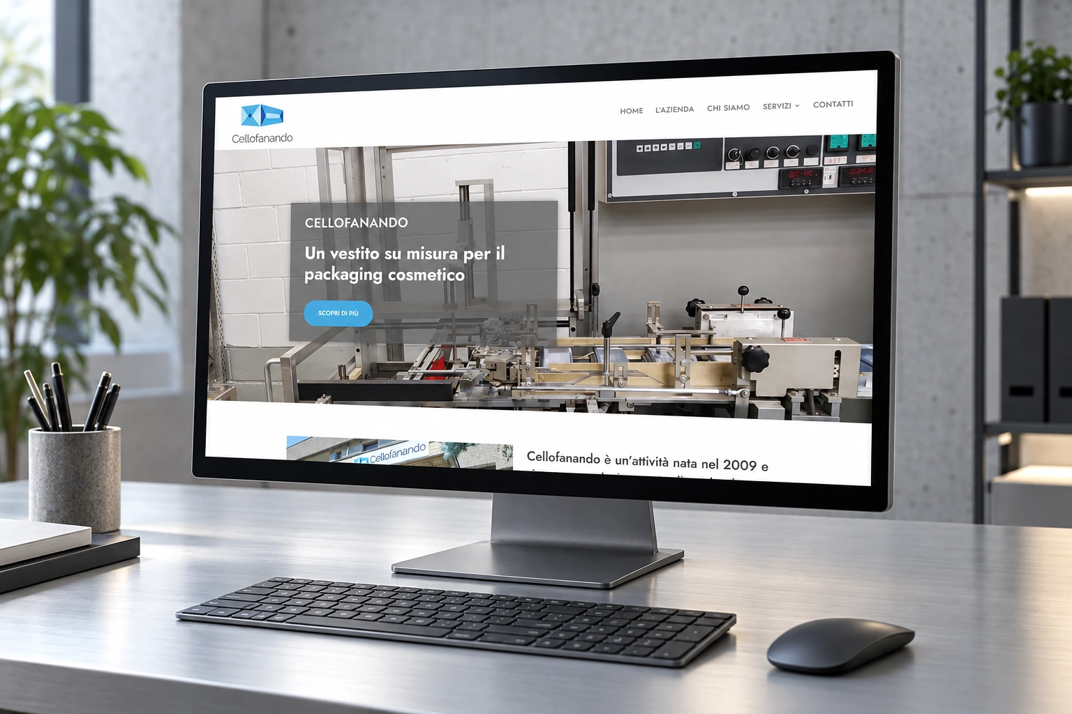 Progetto web del portfolio Neweb, esempio 17