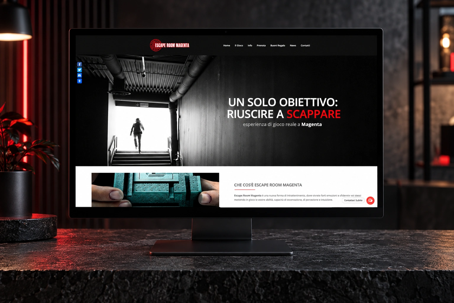 Progetto web del portfolio Neweb, esempio 21