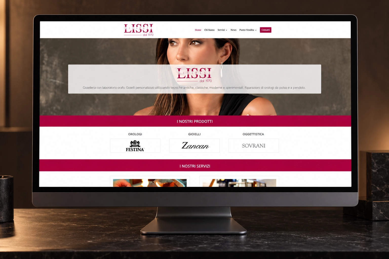 Progetto web del portfolio Neweb, esempio 22
