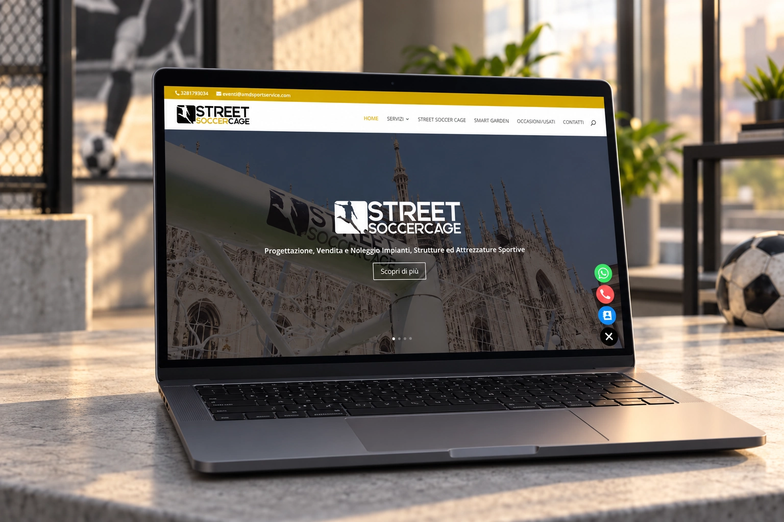 Progetto web del portfolio Neweb, esempio 24