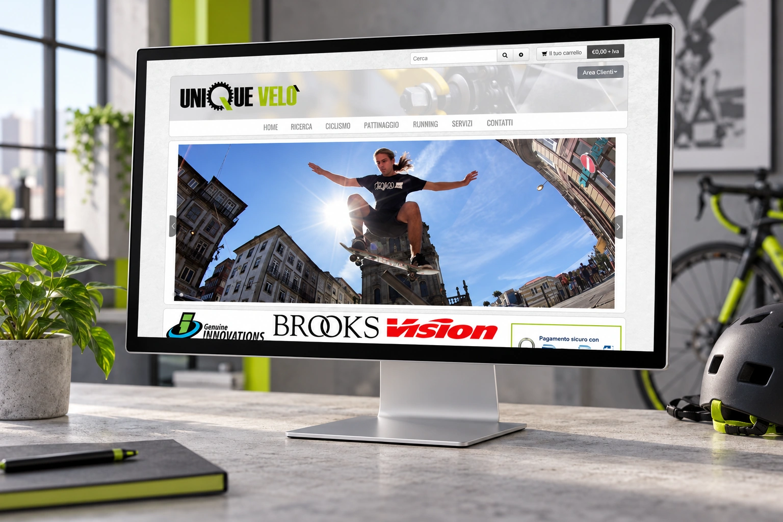 Progetto web del portfolio Neweb, esempio 28