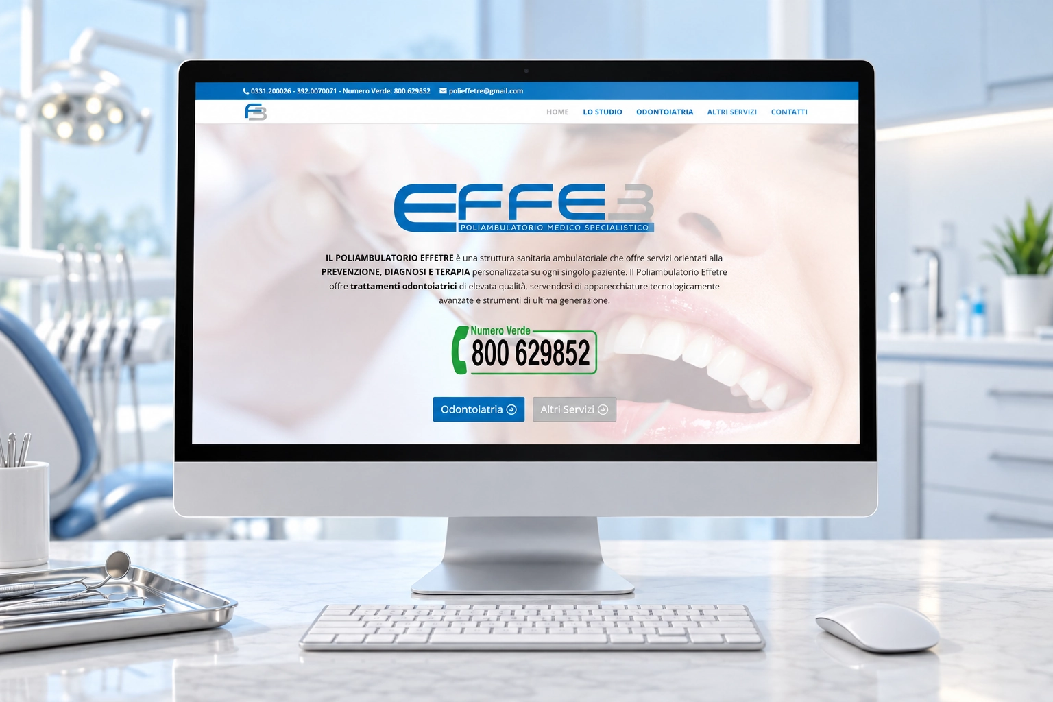Progetto web del portfolio Neweb, esempio 30