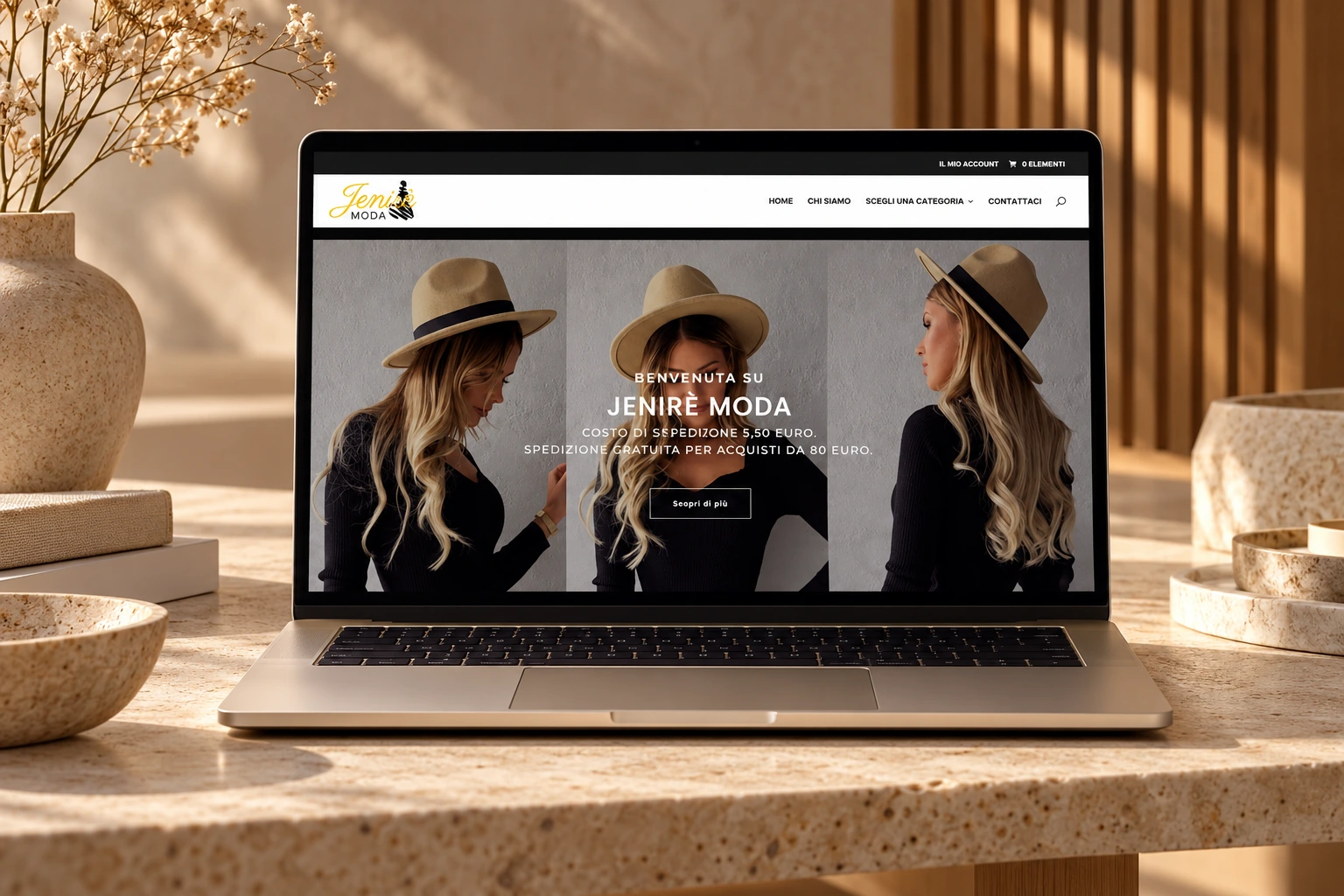 Progetto web del portfolio Neweb, esempio 33