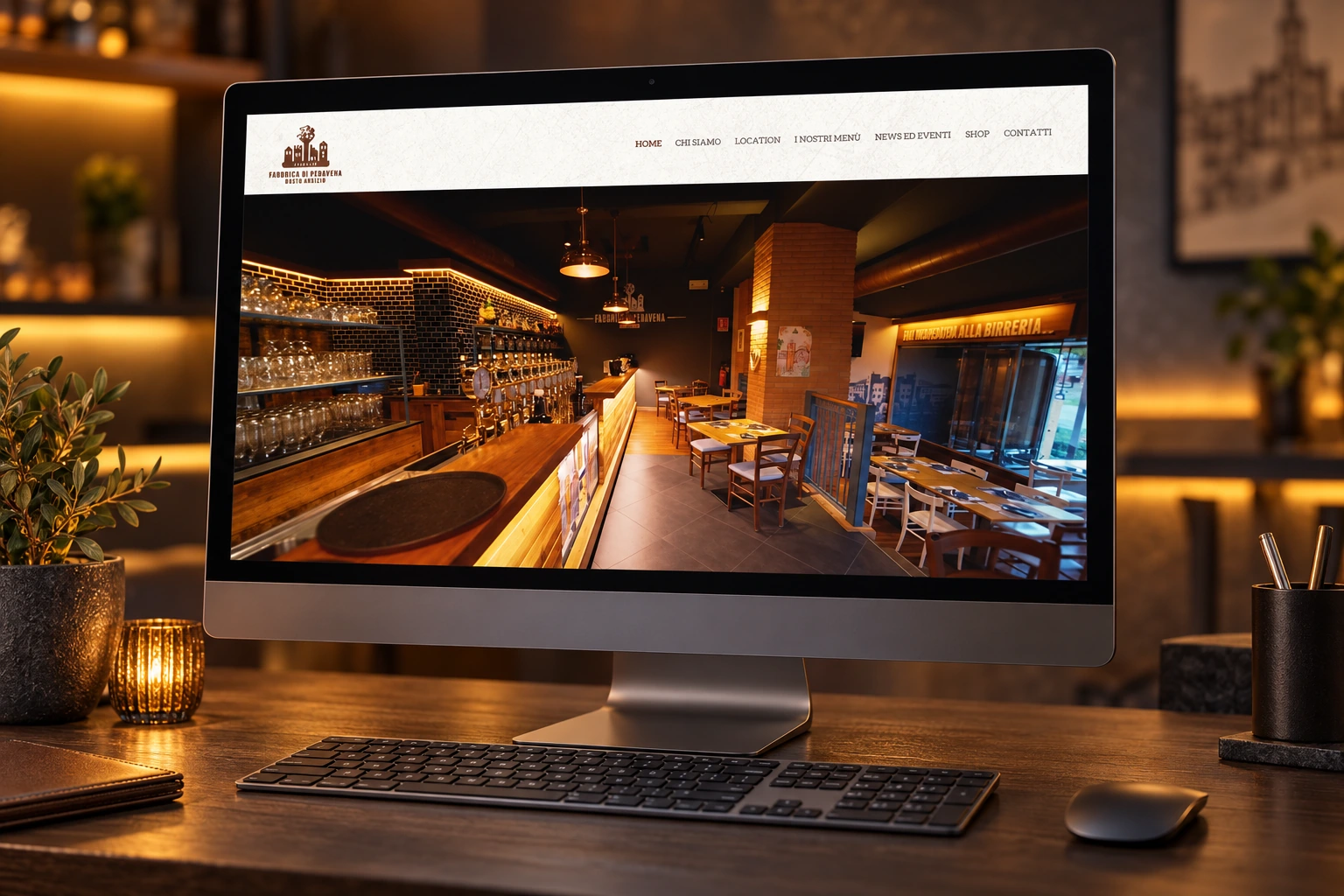 Progetto web del portfolio Neweb, esempio 36