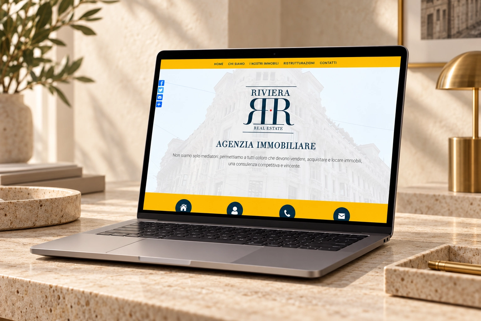 Progetto web del portfolio Neweb, esempio 38
