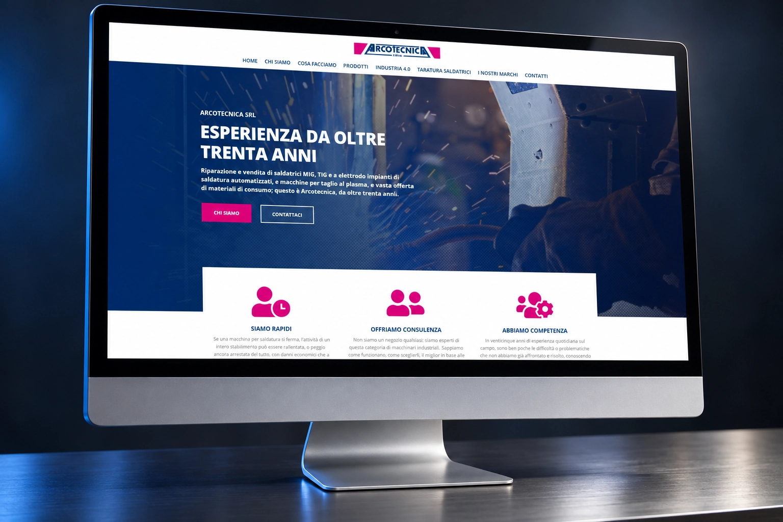 Progetto web del portfolio Neweb, esempio 40