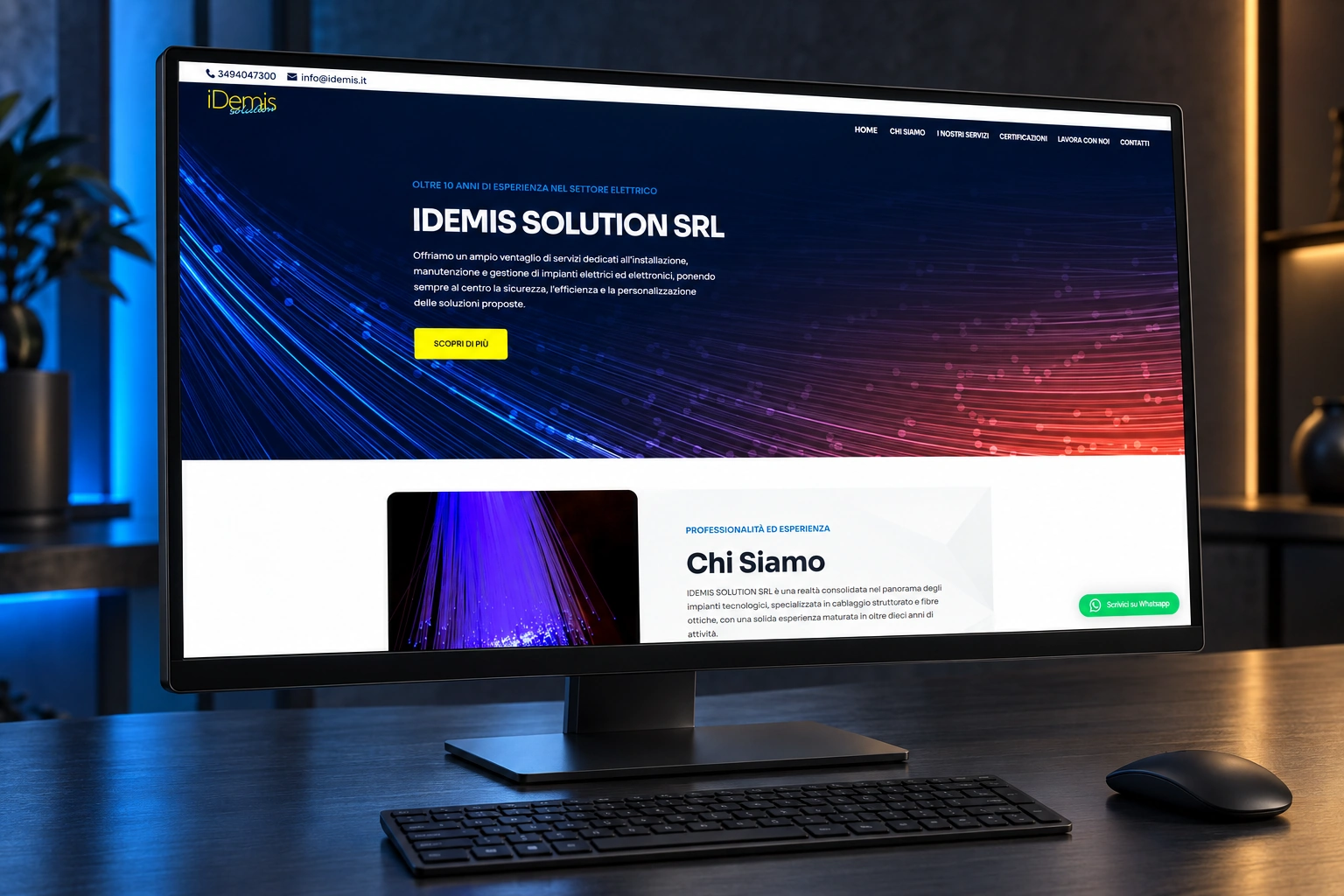Progetto web del portfolio Neweb, esempio 41