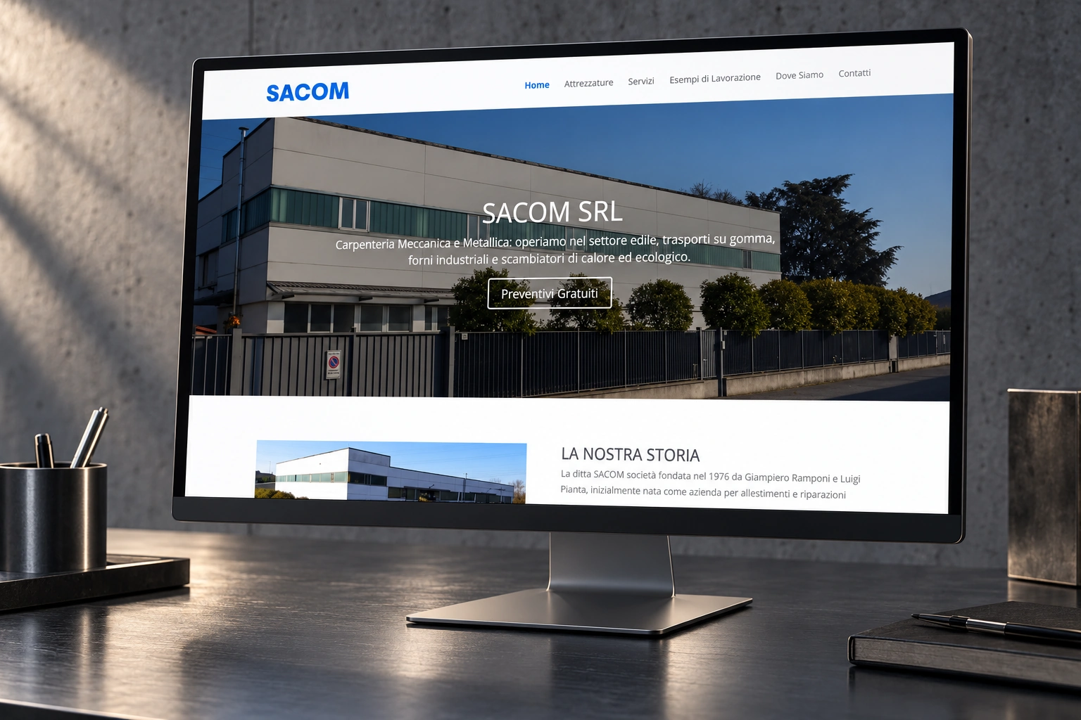 Progetto web del portfolio Neweb, esempio 45