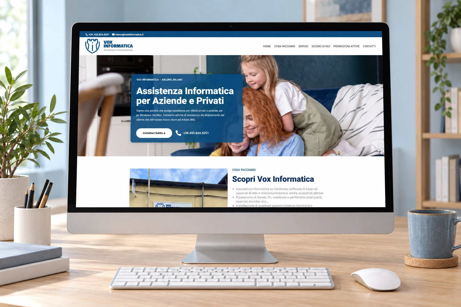 Progetto web del portfolio Neweb, esempio 47