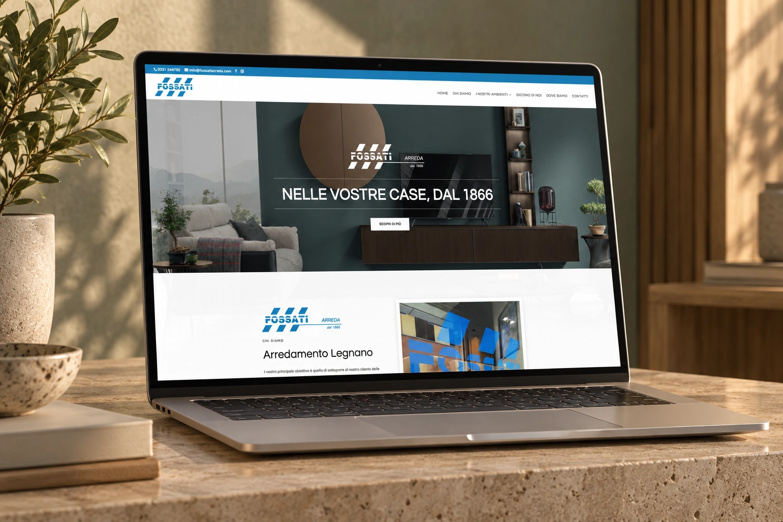 Progetto web del portfolio Neweb, esempio 48