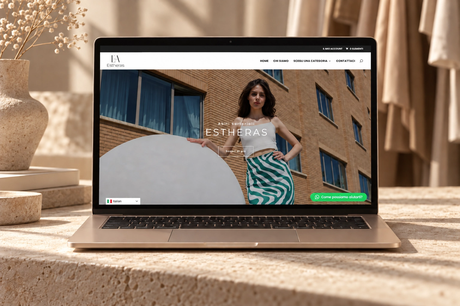 Progetto web del portfolio Neweb, esempio 66
