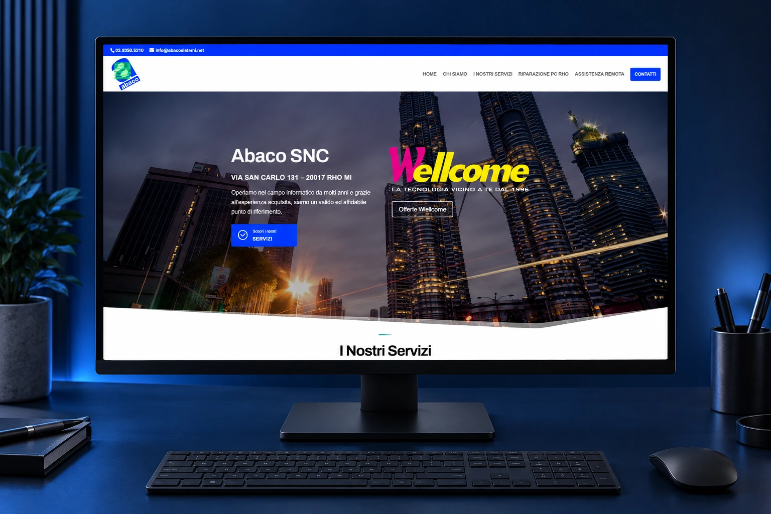Progetto web del portfolio Neweb, esempio 71