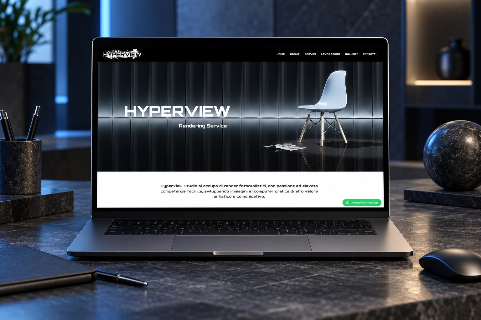 Progetto web del portfolio Neweb, esempio 85