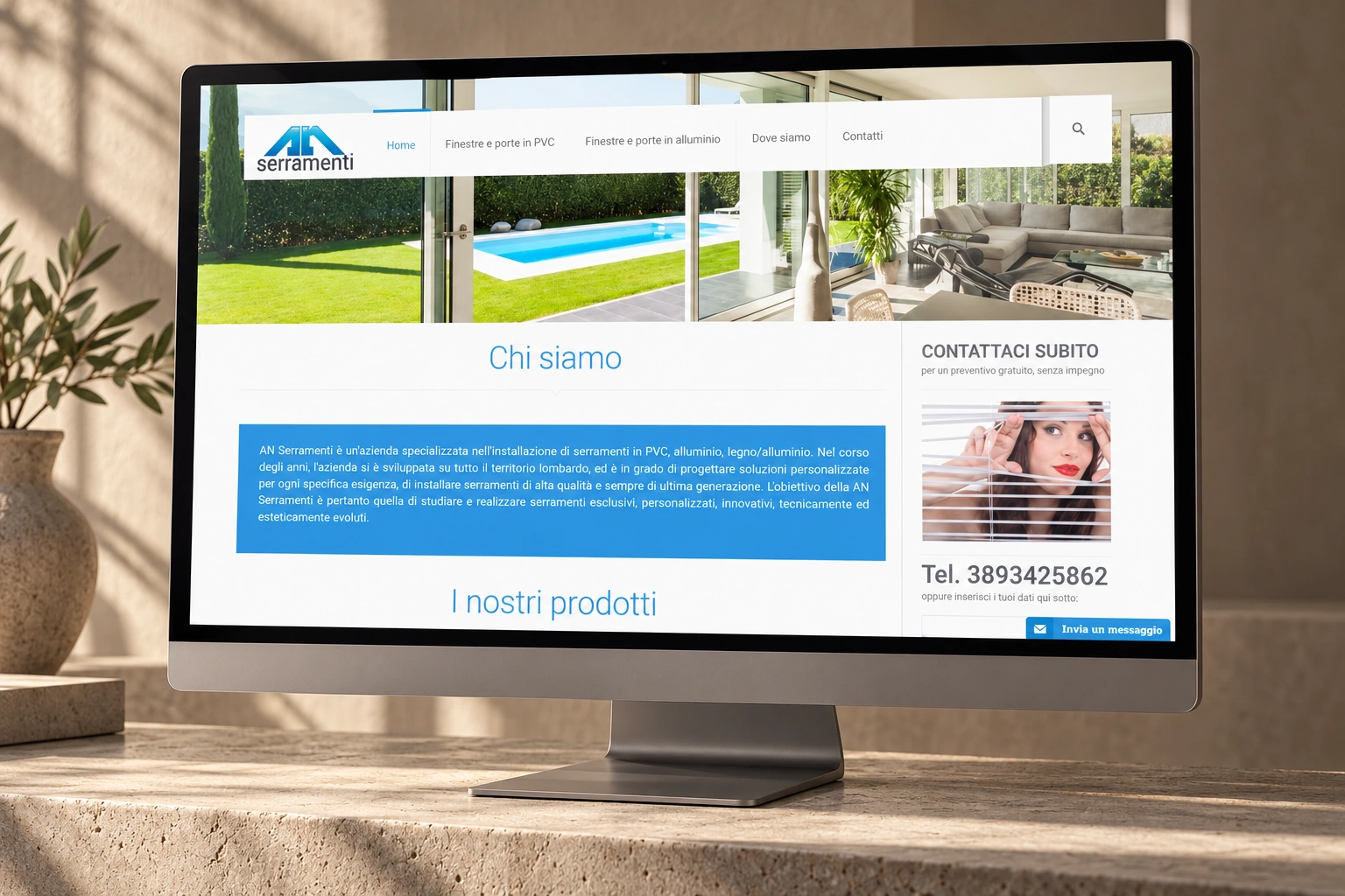 Progetto web del portfolio Neweb, esempio 88