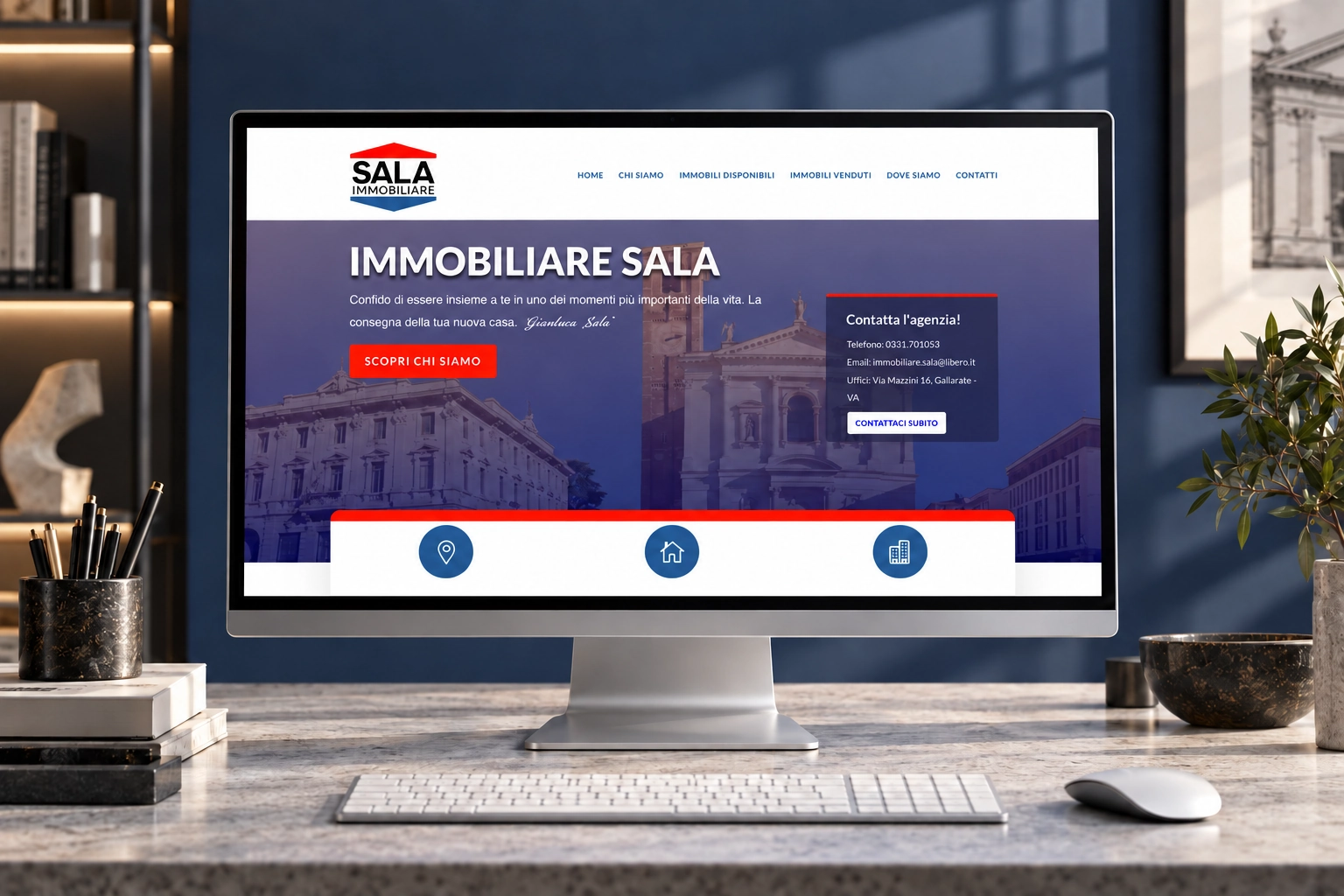 Progetto web del portfolio Neweb, esempio 93